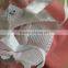 New arrival baby party dress with flower pink sweet princess dress girls smoking dress