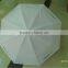 3 fold white color umbrella cheap Nylon fabric promotion umbrella