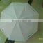 3 fold white color umbrella cheap Nylon fabric promotion umbrella