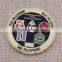 Factory custom Silver / gold challenge coin