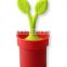 FDA/LFGB Food Grade Pot Plant Silicone Tea Infuser
