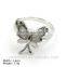 [RZJ-1004] 925 Sterling Silver Ring with CZ Stones, Stone Setting Ring, Wholesale Ring, Semiprecious Stone Jewellery Rings