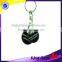High Quality Easy to Pull Buckle Anti-silve Metal Key Chain for Souvenir