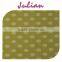 fabric elie saab white dot on light yellow poly milk fiber fabric Spandex Fabric 4way strentch