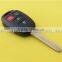 Replacement key remote shell for Toyota Camry Corolla 4 button car remote key Toy43 blade