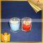 Decoration Candle flower shaped household gift candle high quality glass jar candle