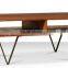 ROSEWOOD INDUSTRIAL STYLE HOT COFFEE TABLE WITH HAIR PIN LEGS TWO SELVES COFFEE TABLE