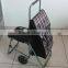 Stair climbing shopping trolley cart with chair