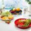 BPA Free Round Plastic Fruit Tray/plate Vegetable Tray