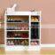 melamine laminated shoe cabinet rack/Best selling fashion style shoe cabinet with 3 drawer