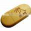 promotional bulk wooden usb 2.0 with laser logo free