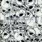 Customer Favorite Skull Heads Aqua Print Film No.DGM-12880 Width 50CM Black&White Pattern Hydrographics Film