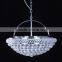 Small Home Decor K9 Crystal Round Pendant Light Chandelier for Stairs