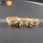 15ml 30ml 50ml cosmetic acrylic yellow ginger jar for skin care cream