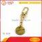 Anti-brass color small custom metal jewelry tags with keychain snap hook                        
                                                Quality Choice