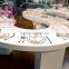 wedding S shape table /English alphabet table