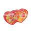 Heart shape package tin box Gift tin box