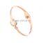 2016 New Simple Design Stainless Steel Love Bangle Wedding Jewelry