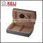 Handmade cedar humidor/cigar box with hygrometer and humidifier