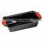 Non-Stick Metal Ceramic Coating Loaf Pan With Silicone Grip,Carbon Steel non-stick Cookware