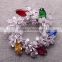 <<< New Fashion Gems Jewelry Women Wedding Gift Silver Plated Luxurious& Wreath Nice Zircon Scarf Brooch Pin/