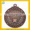 Top quality sports match antique copper medals