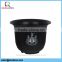Lightweight Durable Eco-friendly Plastic Black Flower Pot