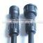 IP67 electric cables with male and female coupler waterproof connector