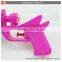 Cheap water gun plastic toy spray gun with candy toy tube