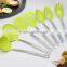 Fresh 7-Piece Nylon Kitchen Utensils With Stainless Steel Handle Of Cooking Utensils With FDA LFGB Certification