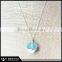 2016 Aqua Lampwork Sea Glass Beach Necklace