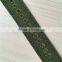 Army Green Stitched Hole Embroider Canvas Watch Band