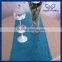 RU002C Custom made many colors available sequence decorative metallic light blue aqua blue sequin table runner