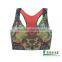Sublimation woman sports polyester+spandex yoga bra