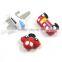 Plane Shaped Shoe charm Promotional Gift Wholesale PVC 3d Shoe buckles