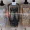 Hot selling charming beaded sexy long sleeve round neck sparkle short homecoming dress