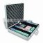 Aluminum 500 poker chip case,acrylic poker chip display case,high quality poker chip case