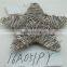 KINGWILLOW Christmas Home Decoration woven wicker tree Supplies Ornament