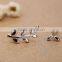 925 sterling solid silver leaf branch earring stud fashion women earring DIY jewelry 6730605