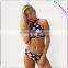 One piece old fashion nude extreme bikini swimwear