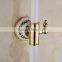 2016 Newly US wall mounted White Painting Baked bath&Shower Faucet Set Rain 8 inch Shower Head With Brass Handle Shower Golden
