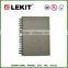 single spiral notebook with elastic closure, spiral bound journal