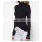 High Neck Top Woman Plain Blouses