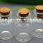 Mini 5/10/20/30/50ml bottle with cork, wishing bottle drift bottle glass floating bottle