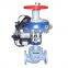 stainless steel flange steam liner regulating valve with pneumatic