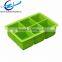 6 Cavities High Quality Large Ice Cube Tray Silicone