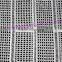 2016 fancy square design polyester fabric, white color viscose mesh fabric wholesale