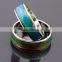 Hot alloy smooth changeable colour magic rings