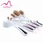 Hot Sale!!! Factory Popular 5pcs tooth rose gold oval makeup brush set Private Logo Cosmetics for sale