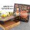 Delicious personalized rectangular pizza box design with print